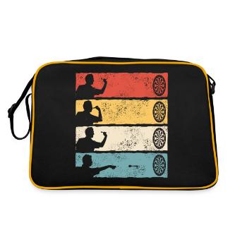 Fléchettes Fléchettes Joueur de fléchettes Fléchettes - Sac Retro - noir/or - Dos