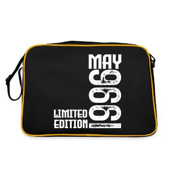 Gift May 1996. anniversary may 1996. May 1996. - Retro Bag - black/gold - Back