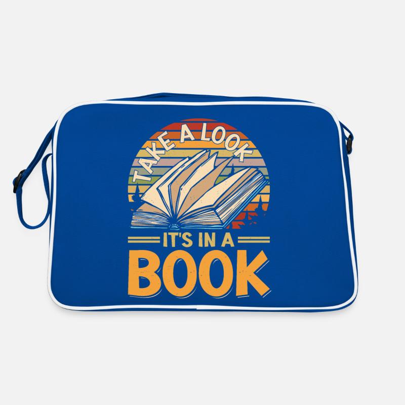 Jetez un coup d’œil c’est dans un livre Sac Retro
