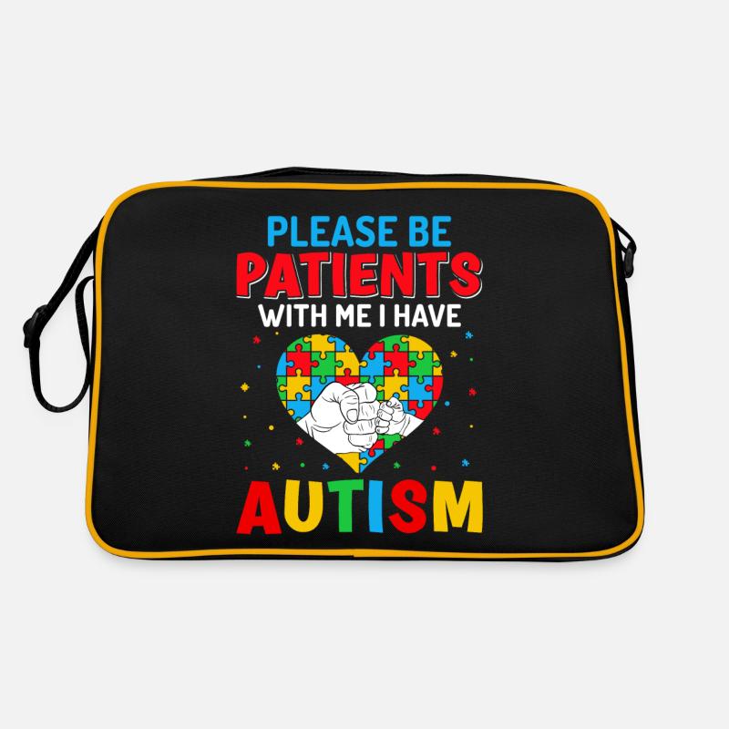 Please be Patients i have autism Retro Tasche