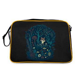Tamia forestier - Sac Retro - noir/or - Dos