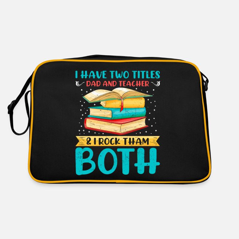 Book Reading Teacher Librarian Reader Retro Tasche