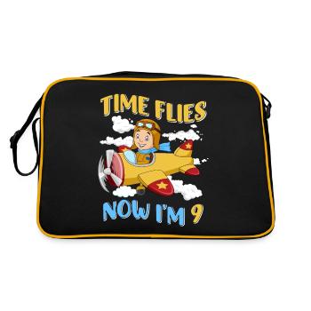 Now i'm 9 - Retro Bag - black/gold - Back