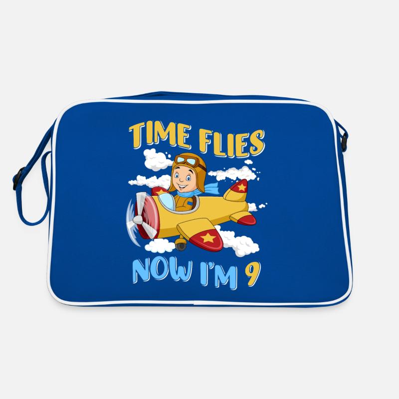 Now i'm 9 Retro Tasche