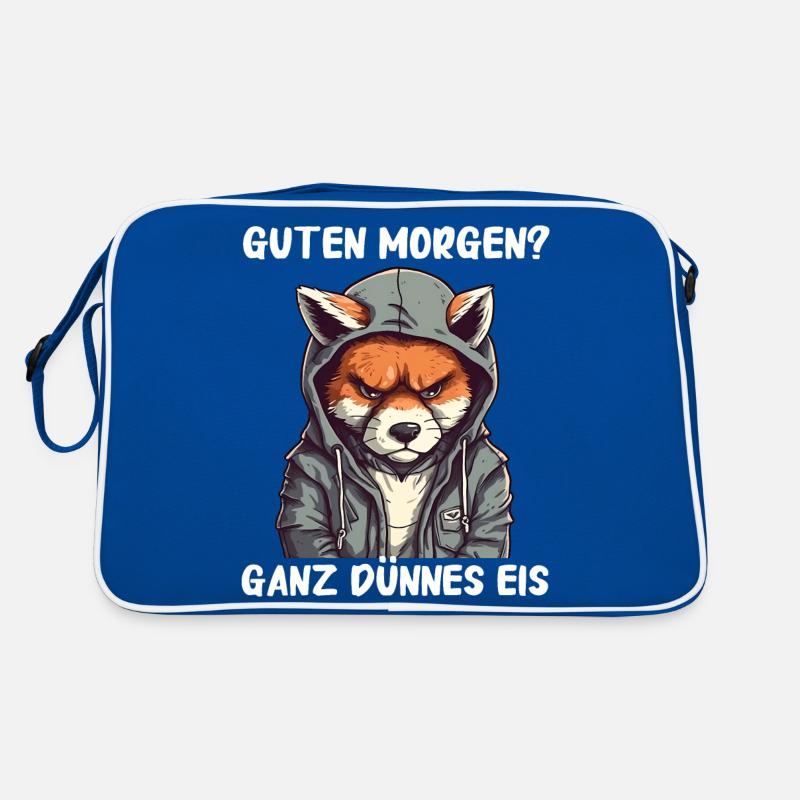 Fuchs Füchse Wildtier Waldtier Rotfuchs Retro Tasche