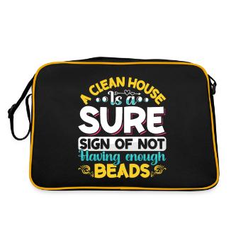 Beading Designs for Beader. - Retro Bag - black/gold - Back