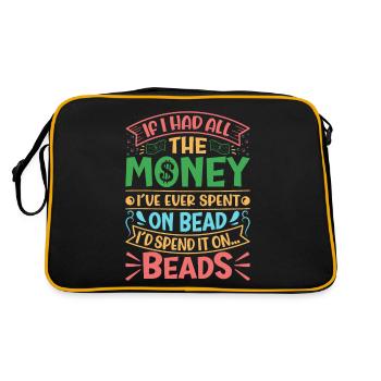Beading Designs for Beader. - Retro Bag - black/gold - Back