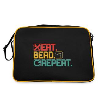 Bead Repeat - Retro Bag - black/gold - Back