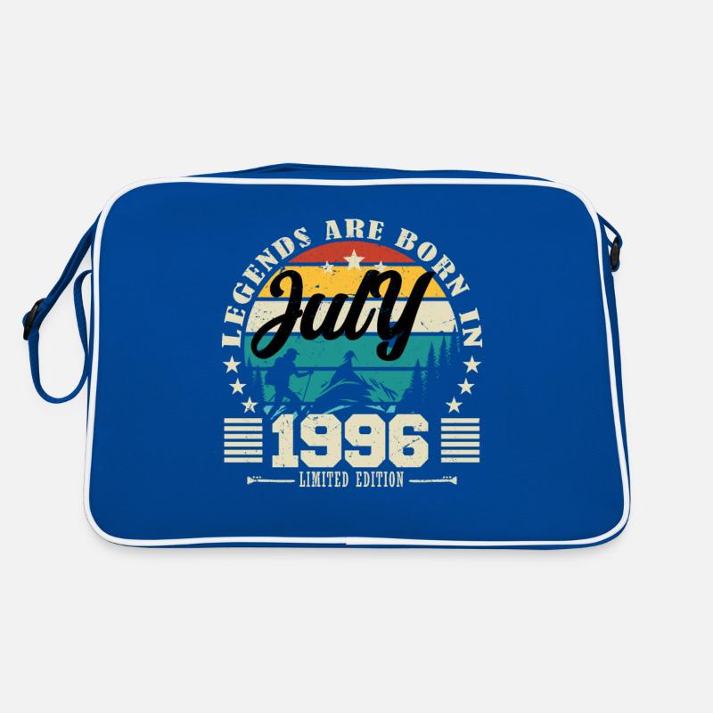 Juli 1996. Geburtstagsgeschenk Juli 1996. Retro Tasche