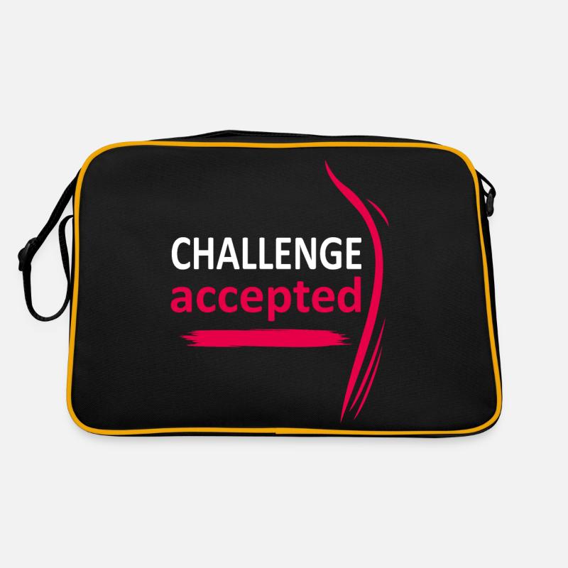 Défi accepté Sac Retro