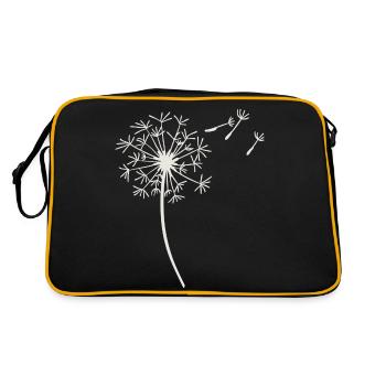 Dandelion - Retro Bag - black/gold - Back