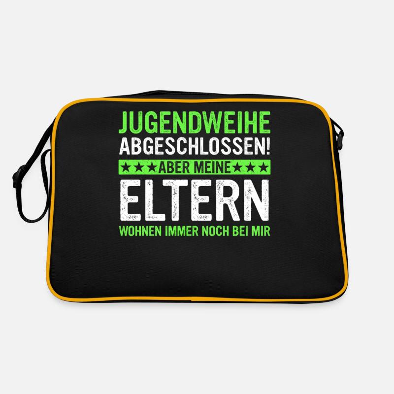Jugendweihe Mädchen Junge Erwachsen Retro Tasche