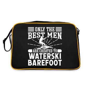 Waterski Barefoot - Retro Bag - black/gold - Back