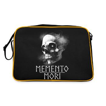 Mortalité Philosophie Stoïcisme latin - Sac Retro - noir/or - Dos