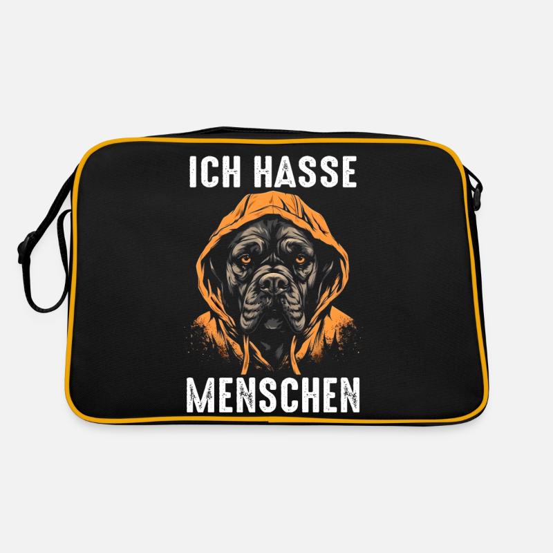 Cane Corso Italiano Hund Retro Tasche