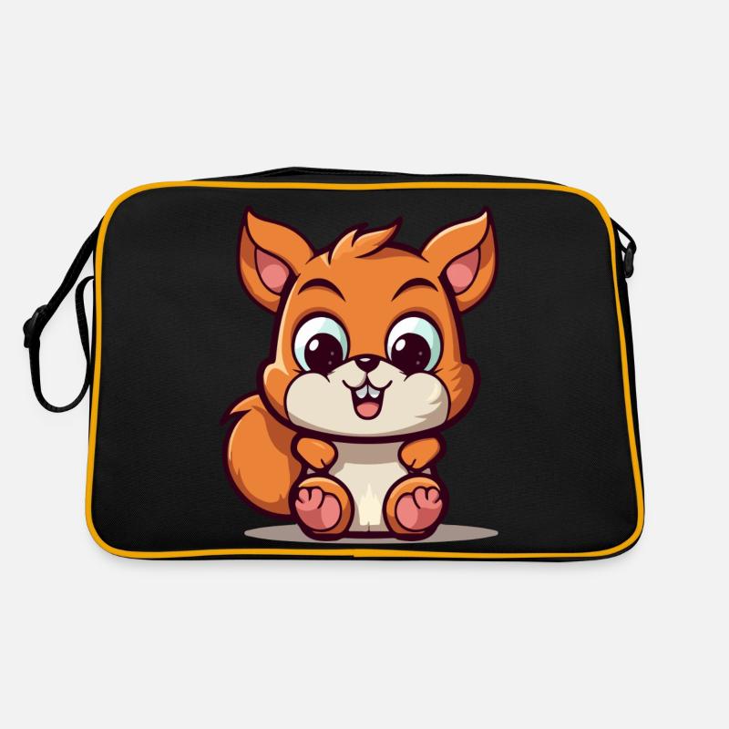 Raph das Eichhörnchen Retro Tasche