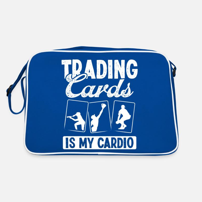 Funny Baseball Card Design Retro Bag