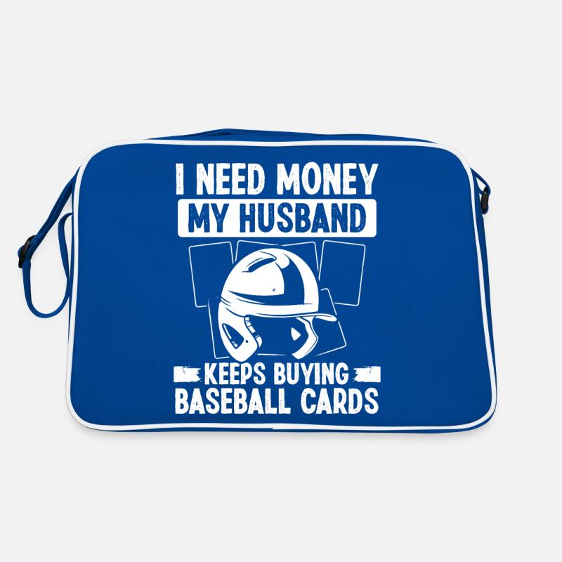 Conception de carte de baseball amusante Sac Retro