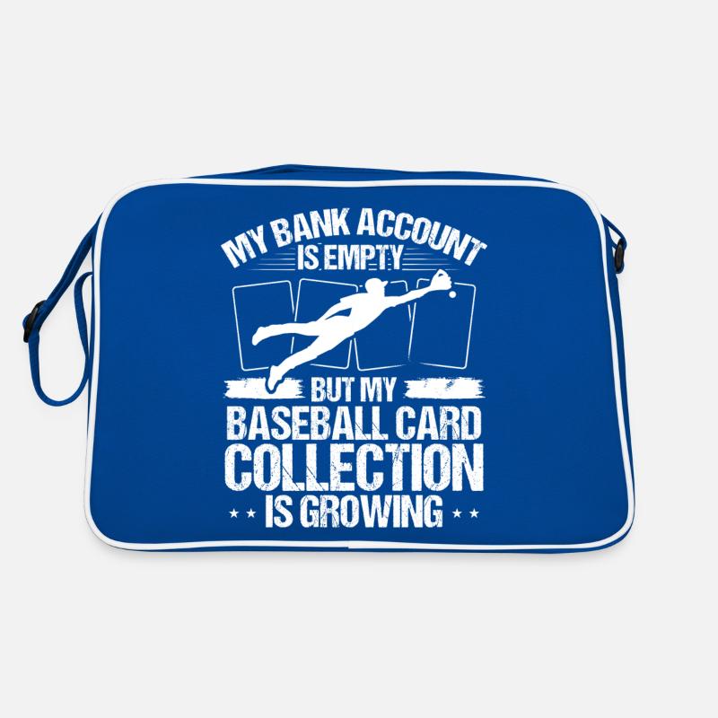 Conception de carte de baseball amusante Sac Retro