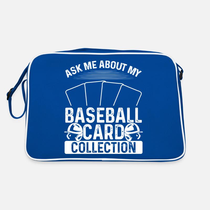 Conception de carte de baseball amusante Sac Retro
