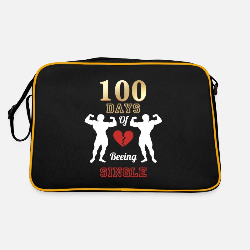 100 Days of Beeing Single Retro Tasche