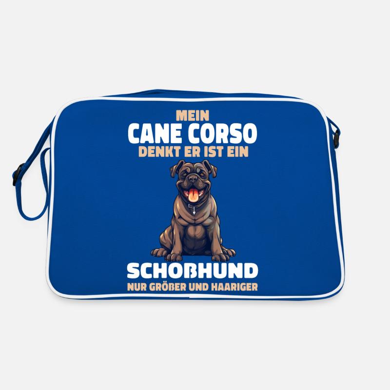 Cane Corso Italiano Hund Retro Tasche