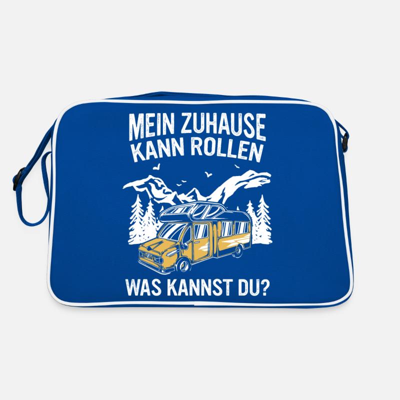 Camping Wohnwagen Camper Retro Tasche