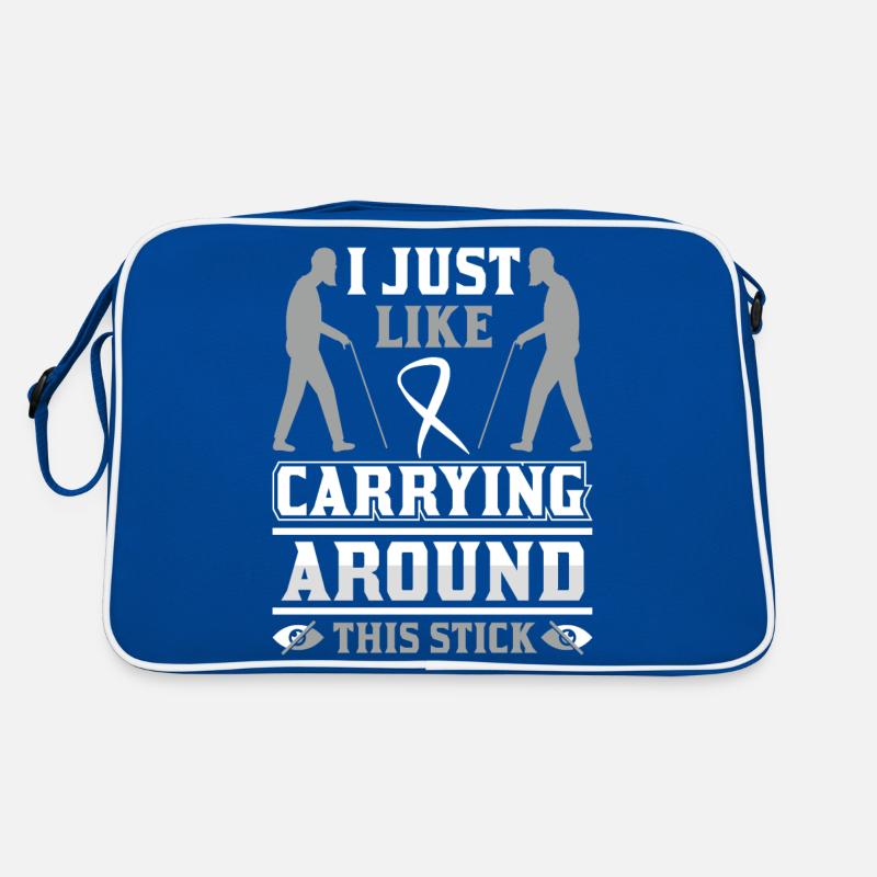 Blindheitsbewusstsein Gesetzlich Blind Retro Tasche
