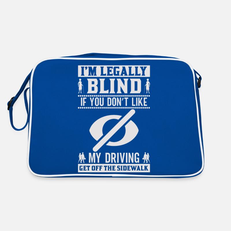 Blindheitsbewusstsein Gesetzlich Blind Retro Tasche
