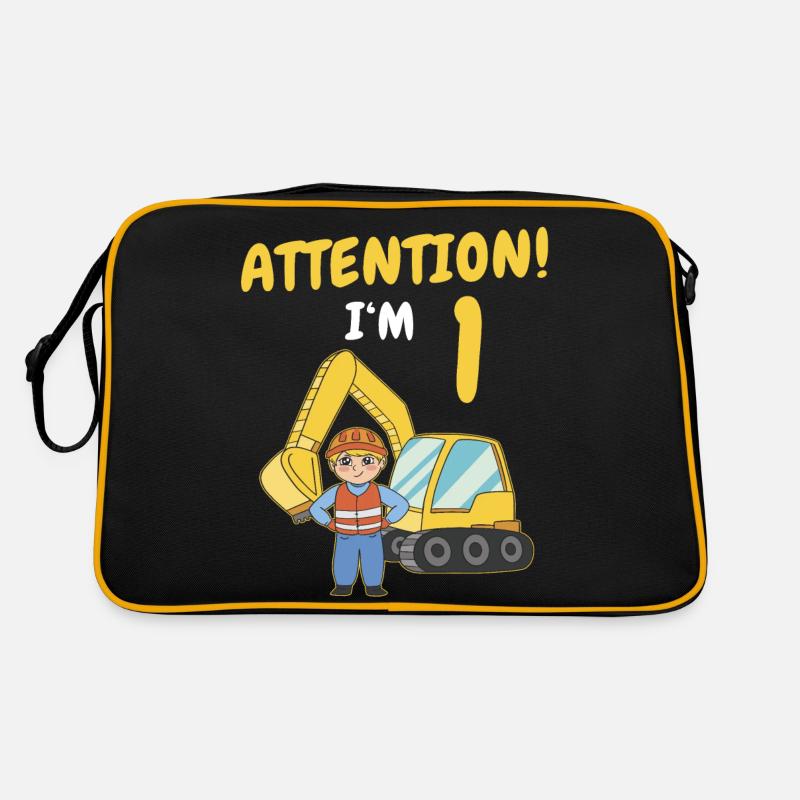 Geschenk 1 Jahr Geburtstagskind Retro Tasche