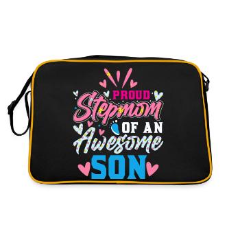 Stepmother - Retro Bag - black/gold - Back