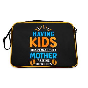 Stepmother - Retro Bag - black/gold - Back