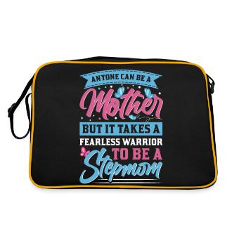 Stepmother - Retro Bag - black/gold - Back