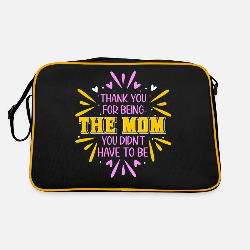 Stiefmutter Muttertag Stiefmama Mutter Retro Tasche