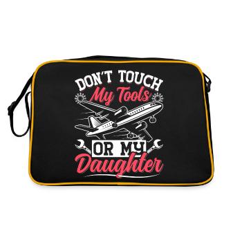 Love Avion aviation - Sac Retro - noir/or - Dos