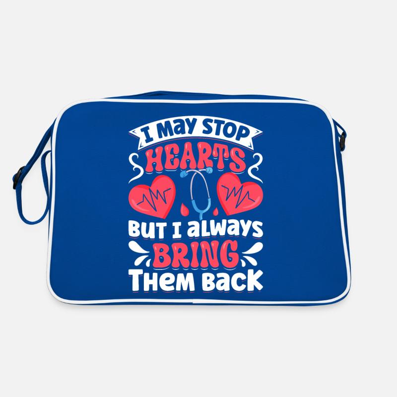 Nursing Assistent Design Retro Tasche