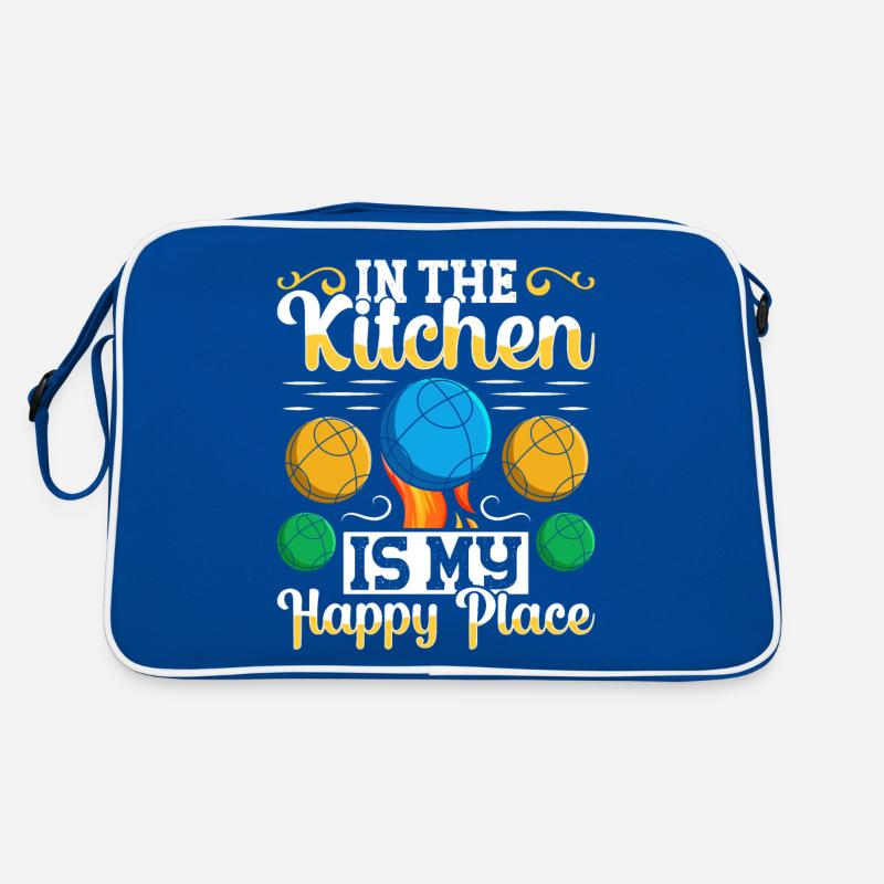 Funny Bocce Game Retro Tasche