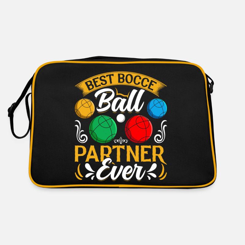 Jeu de pétanque amusant Sac Retro