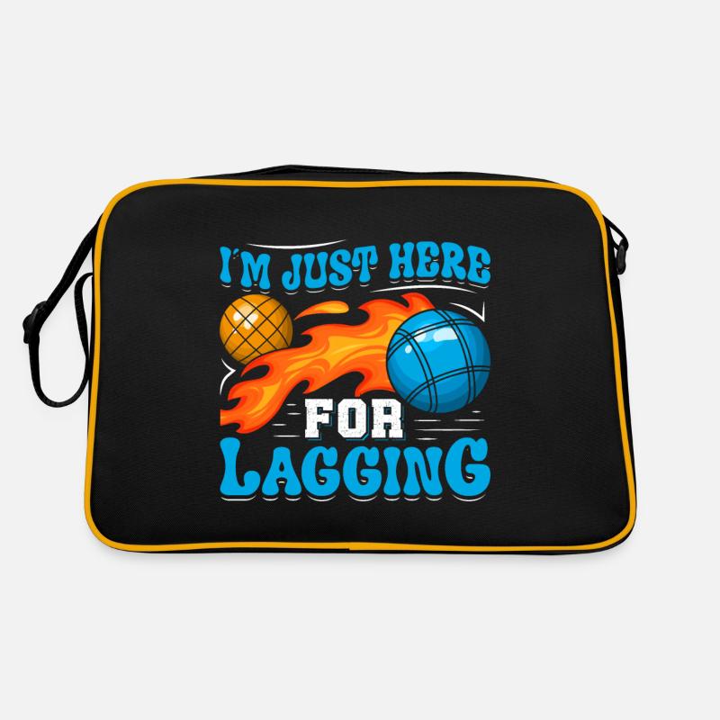 Jeu de pétanque amusant Sac Retro