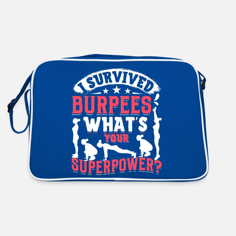 Burpees Exercises Workout Retro Bag