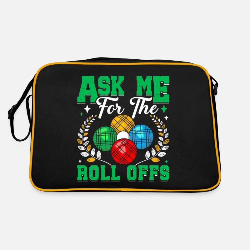 Jeu de pétanque amusant Sac Retro