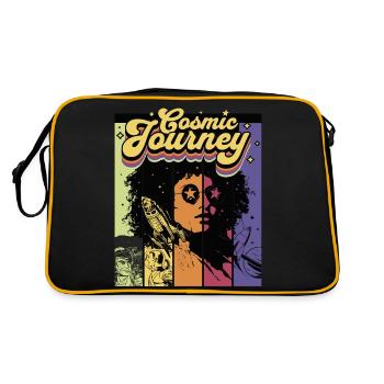 Voyage cosmique - Sac Retro - noir/or - Dos