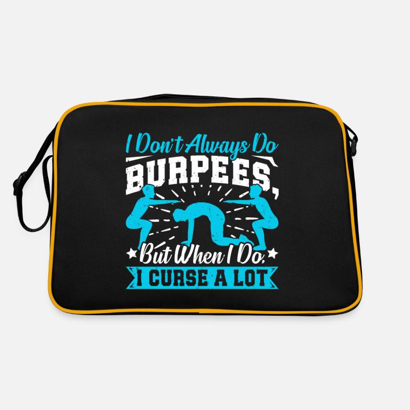 Burpees Exercises Workout Retro Bag