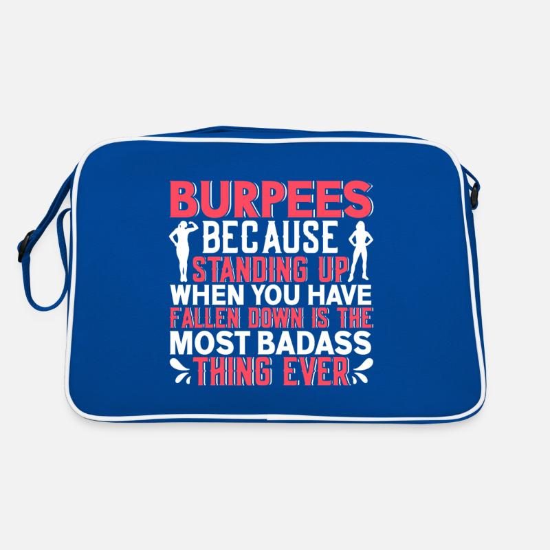 Burpees Exercises Workout Retro Bag