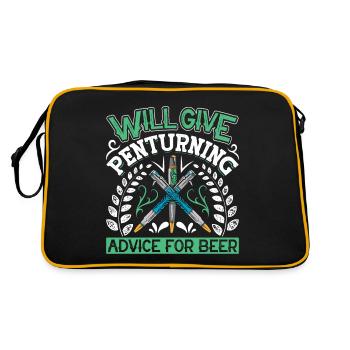 Pen Turning Kit - Retro Bag - black/gold - Back