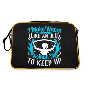 Aerobic Exercise Designs - Retro Bag - black/gold - Back