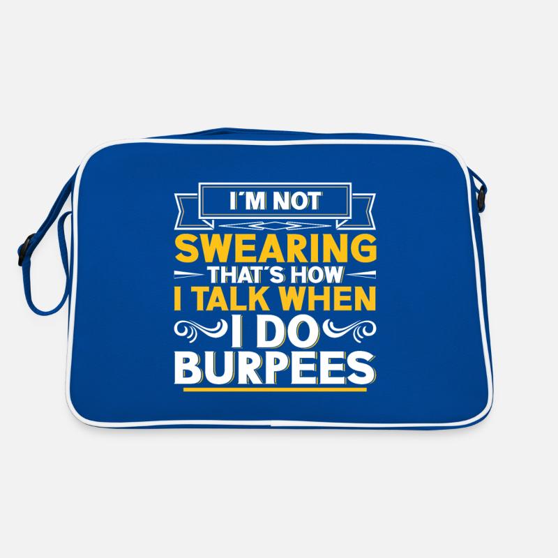 Burpees Exercises Workout Retro Bag