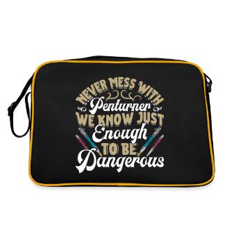 Pen Turning Kit - Retro Bag - black/gold - Back