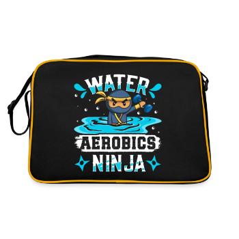 Aerobic Exercise Designs - Retro Bag - black/gold - Back
