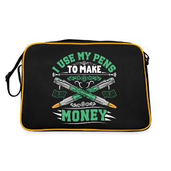 Pen Turning Kit - Retro Bag - black/gold - Back